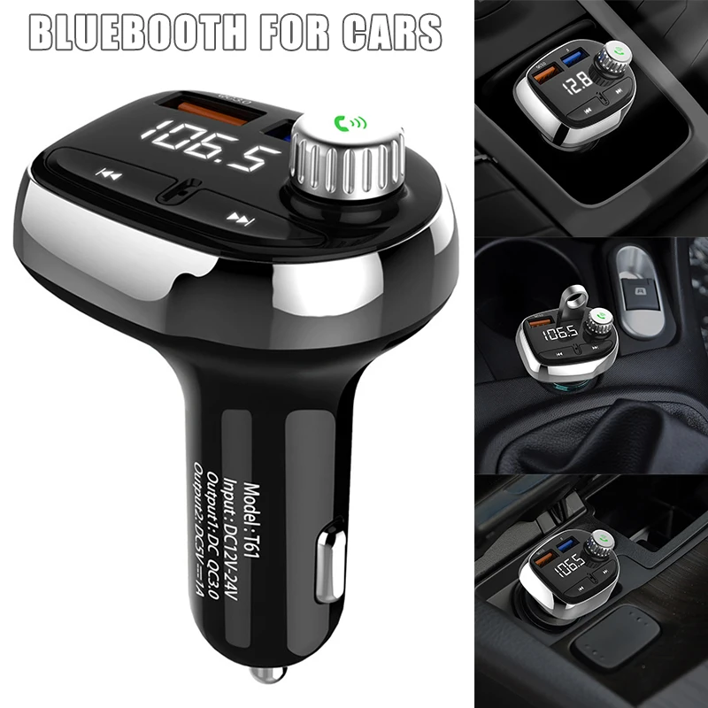 Car Charger Bluetooth MP3 Player FM Music Radio Wireless Hands-free Dual USB V-Best | Автомобили и мотоциклы