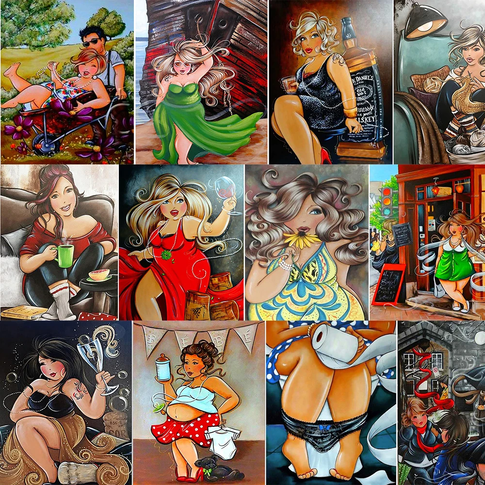 Алмазная 5D мозаика сделай сам картина с квадратными и круглыми стразами для