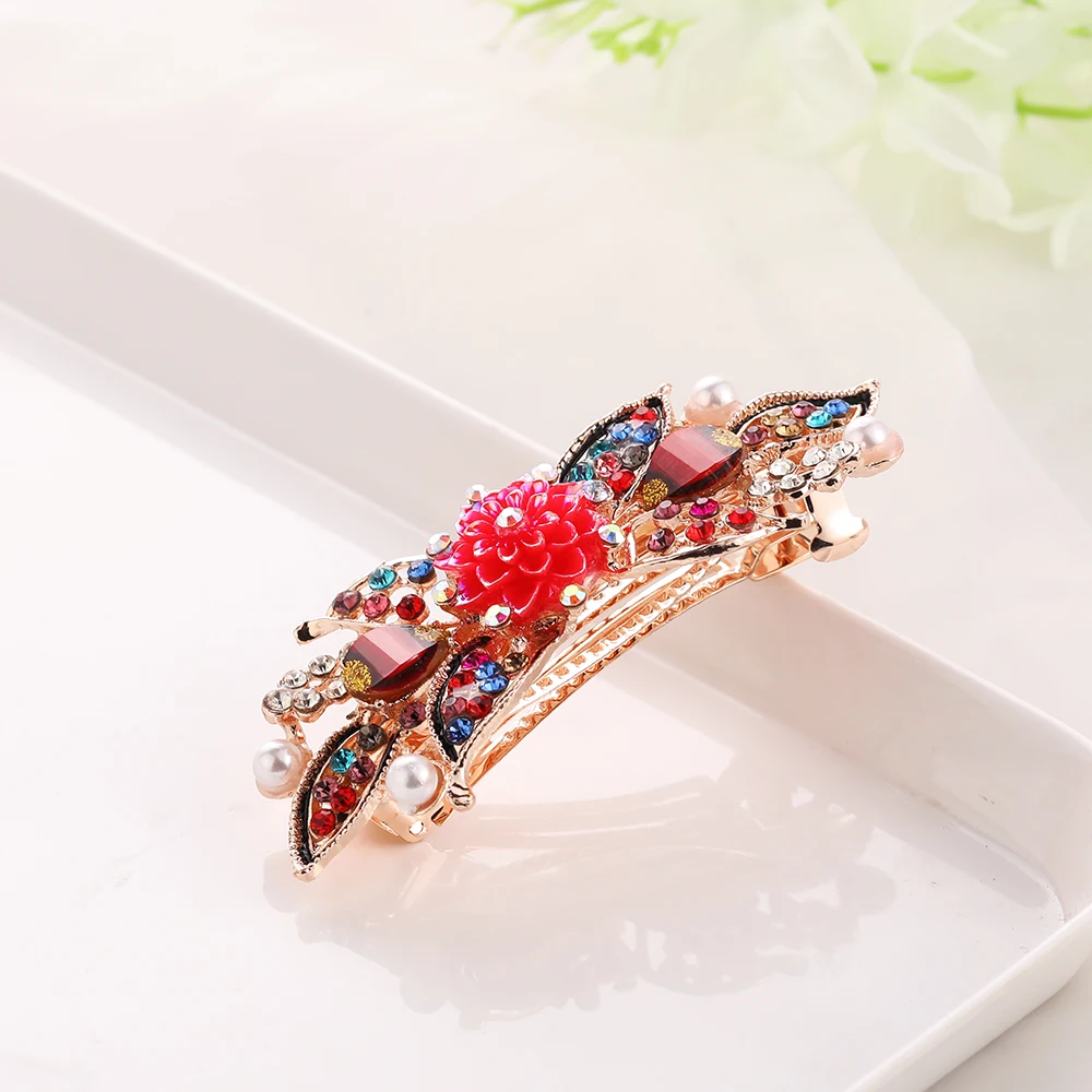 Модные шесть стильных смоляных цветов заколки для волос женщин классические