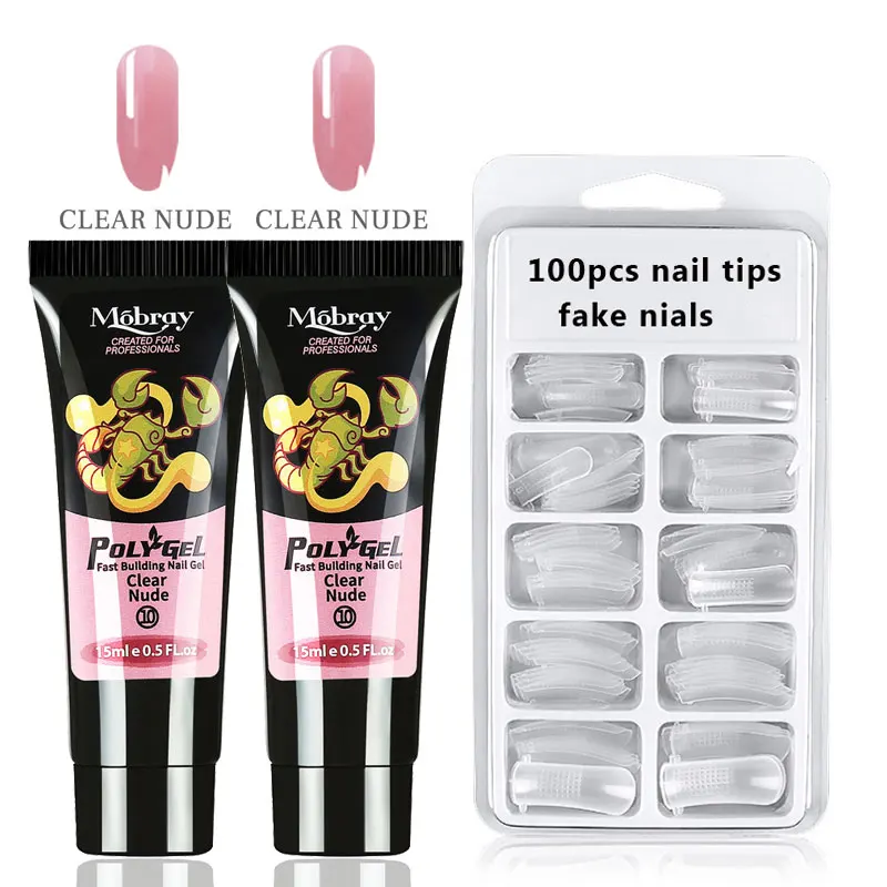 10 set 15 мл УФ Poligel 12 Цвет конструирующий гель Quick в сдержанном стиле Acrygel дизайн ногтей поли гель для дизайна ногтей для создания Клей для ногтей - Цвет: 10 set