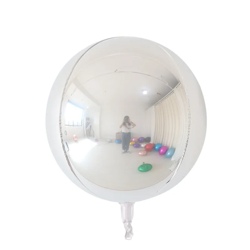 3Pcs Rose Gold 4D Foil Balloons 10/18/22 Inch Helium Globos Rainbow Metallic Ballon Wedding Decor Birthday Party Decorations |