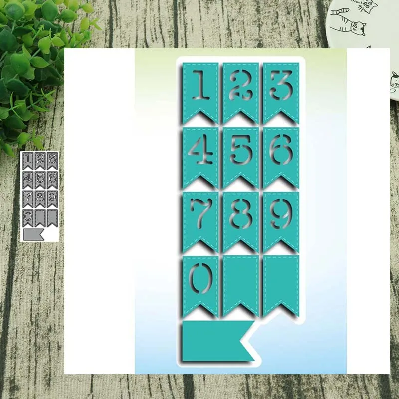 Цифровая этикетка 2 металлические штампы для резки штампованные формы украшения