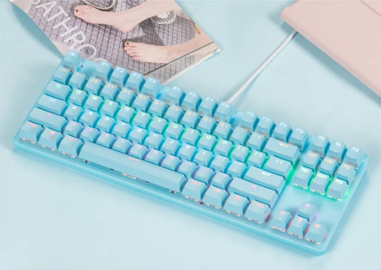 Клавиатура WESAPPA игровая Механическая с RGB подсветкой 87/104 клавиш|Клавиатуры| |
