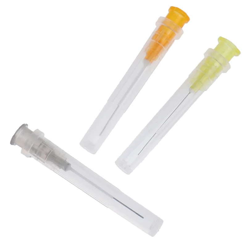 Стоматологический стерильный эндододонтический ирригационный шприц 100 шт. 25 г/27