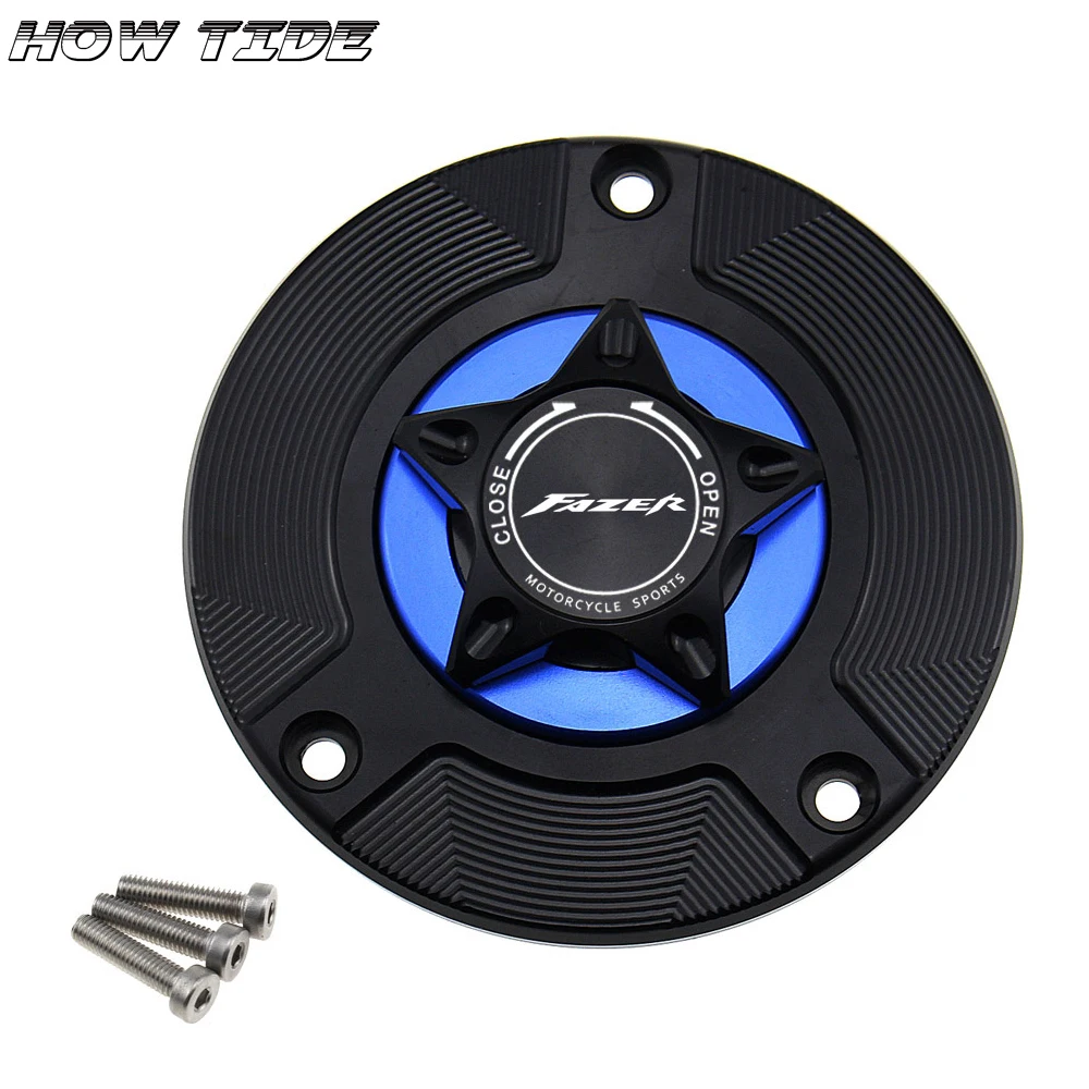 Алюминиевые бесключевые аксессуары для мотоциклов с ЧПУ крышка бензобака