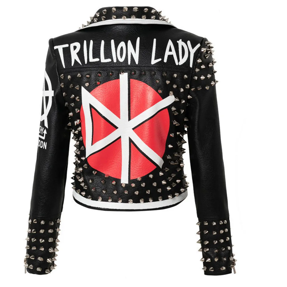 Женская куртка из искусственной кожи в стиле панк Rosetic готические Куртки модные