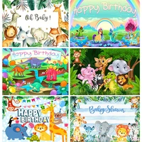 children kids baby birthday photography backdrops animals zoo photography backgrounds for photo studio 210519 dw01