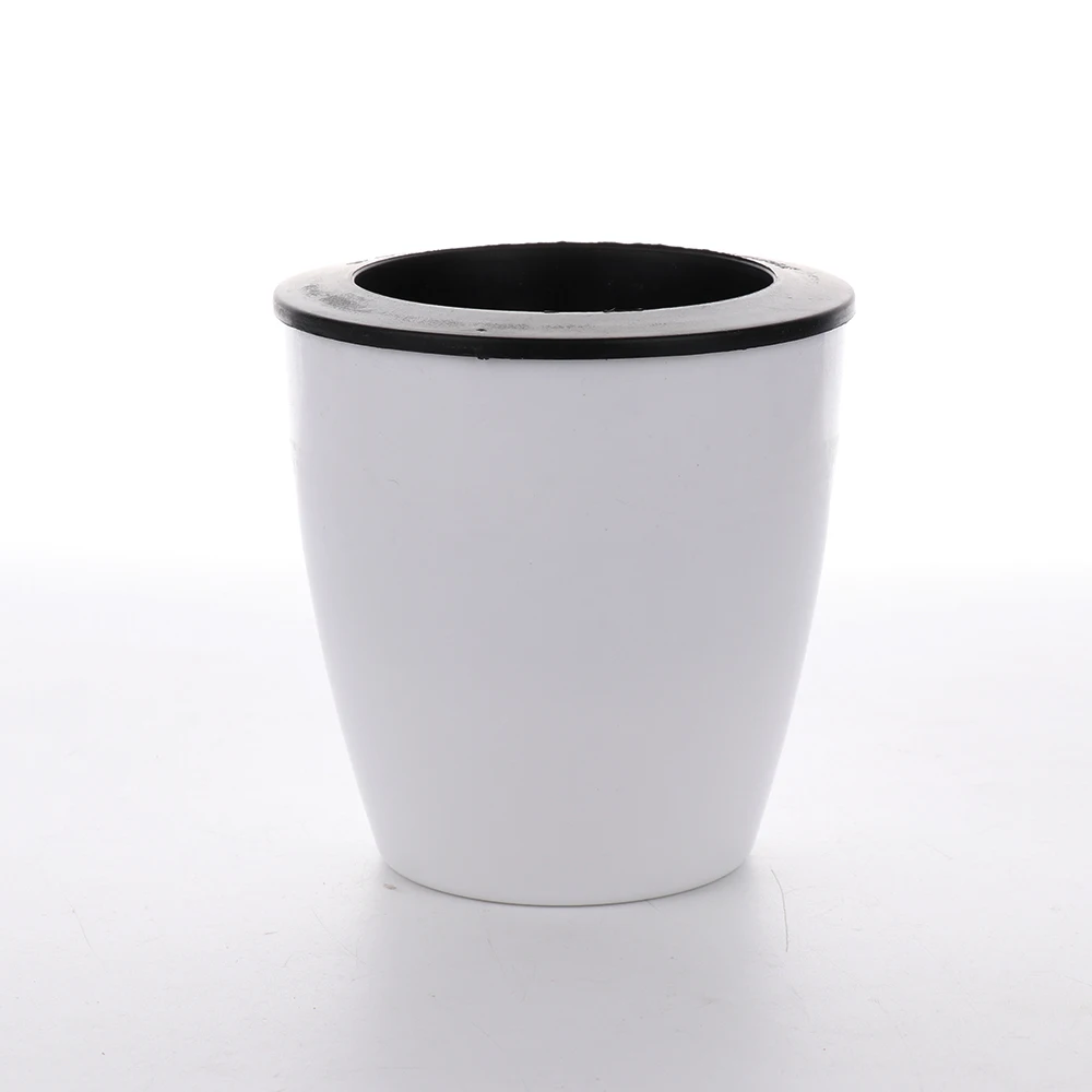 

Flower Pot Automatic Water Absorption Lazy Pot Resin Creative Potted Hydroponic Plastic Round