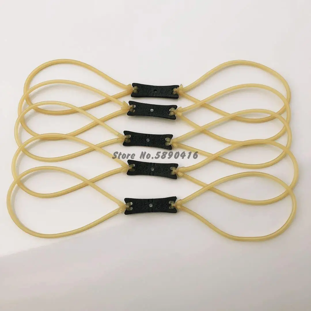 

20pcs/10pcs slingshot rubber band group 1745 hunting traditional round rubber band latex rubber band thickened leather pocket