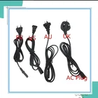 Mayitr 1 шт. 0,6 м 2 фута 2-зубчатый штырьковый кабель питания переменного тока ЕС шнур высококачественный свинцовый провод шнур питания для настольного ноутбука электромобиля