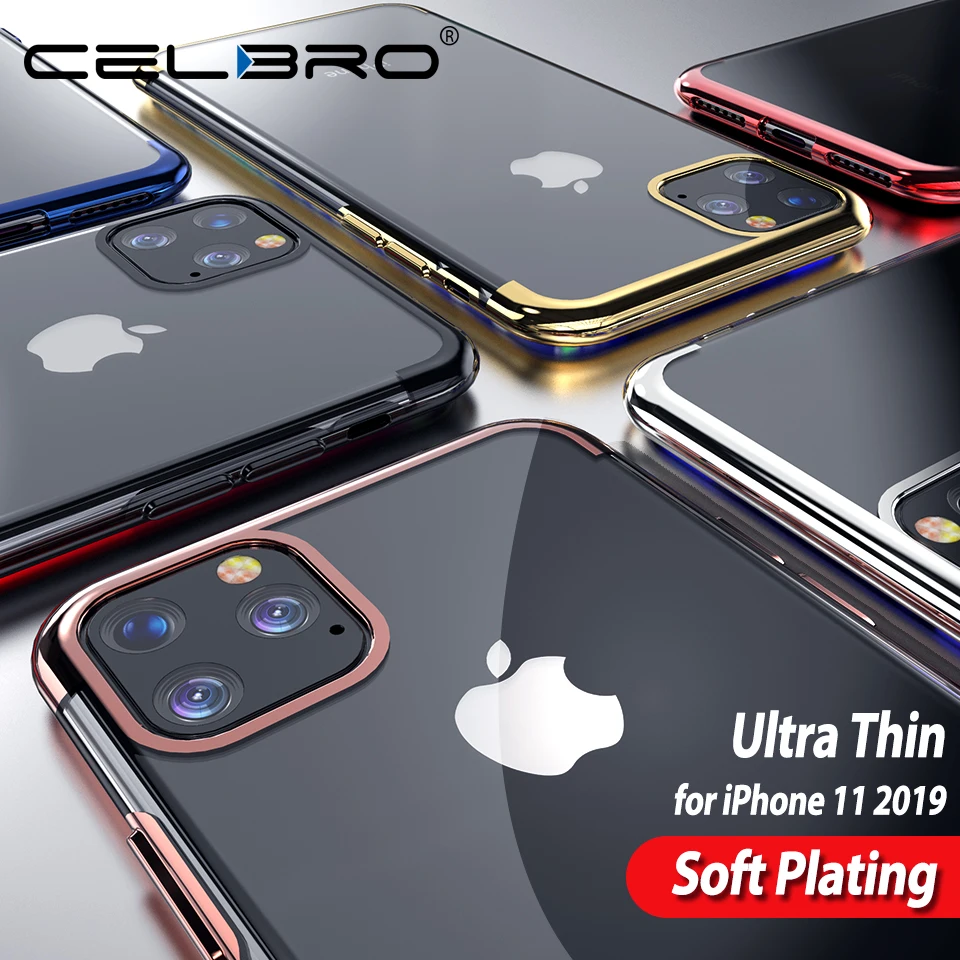 Чехол с покрытием для iPhone 11 pro Max прозрачный чехол из ТПУ телефона 11pro Eleven XR XS
