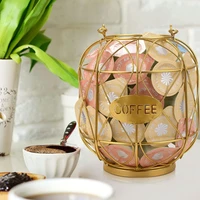 universal coffee capsule storage basket vintage coffee pod basket organizer holder for home cafe hotel