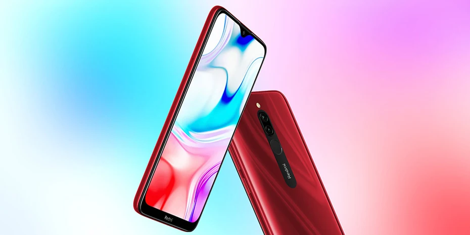 Глобальная версия, Xiaomi Redmi 8, 4 ГБ, 64 ГБ, Восьмиядерный процессор Snapdragon 439, двойная камера 12 Мп, мобильный телефон, 5000 мАч, большая батарея OTA