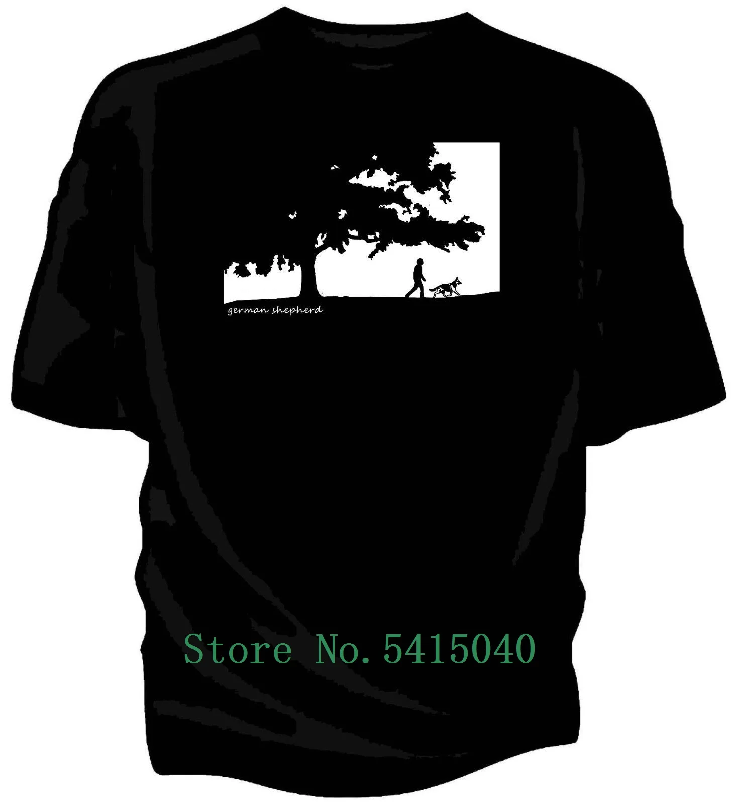 Оригинальный художественный эскиз. Ходячая немецкая овчарка Мужская футболка с