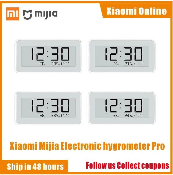 

2020NEW Xiaomi Mijia BT4.0 Wireless Smart Electric Digital clock Indoor Hygrometer Thermometer E-ink Temperature Measuring Tools