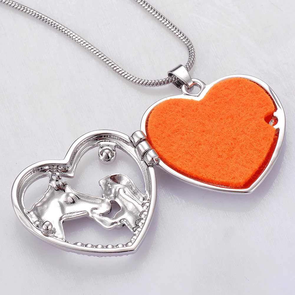 Ожерелье с аромадиффузором Лошадь девушкой духи эфирное масло диффузор