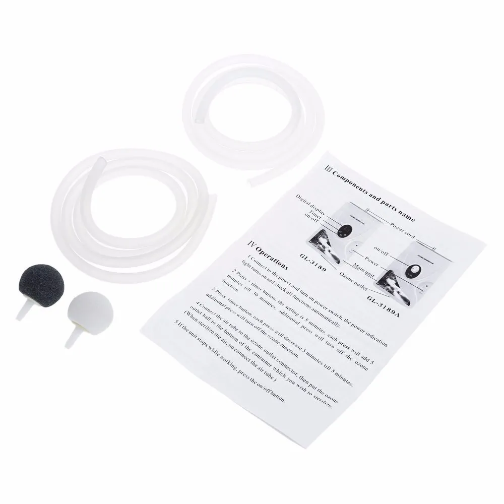 

600mg/h High Quality 220V 110V Ozone Generator Ozonator ionizer O3 Timer Air Purifiers Oil Vegetable Meat Fresh Purify Air Wate