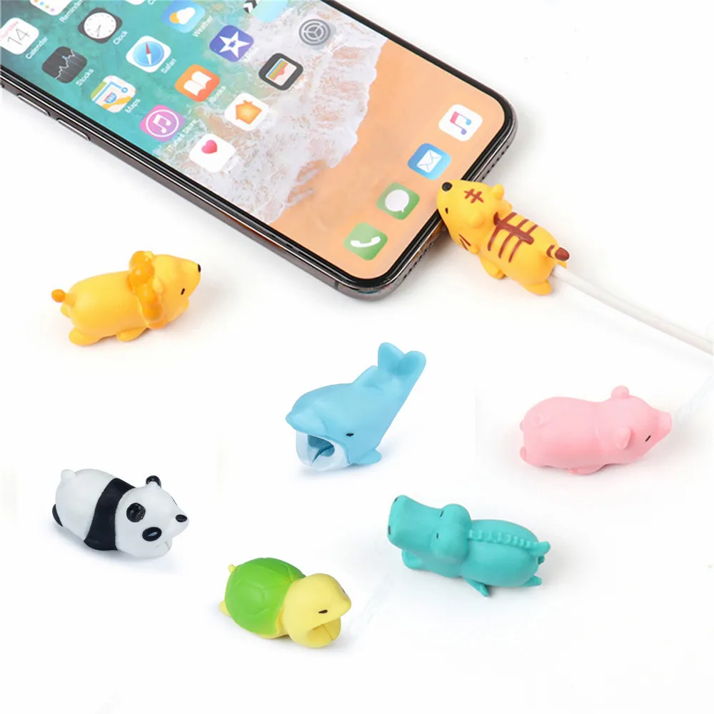 10 шт./лот Защитная крышка для кабеля зарядного устройства кабель передачи данных