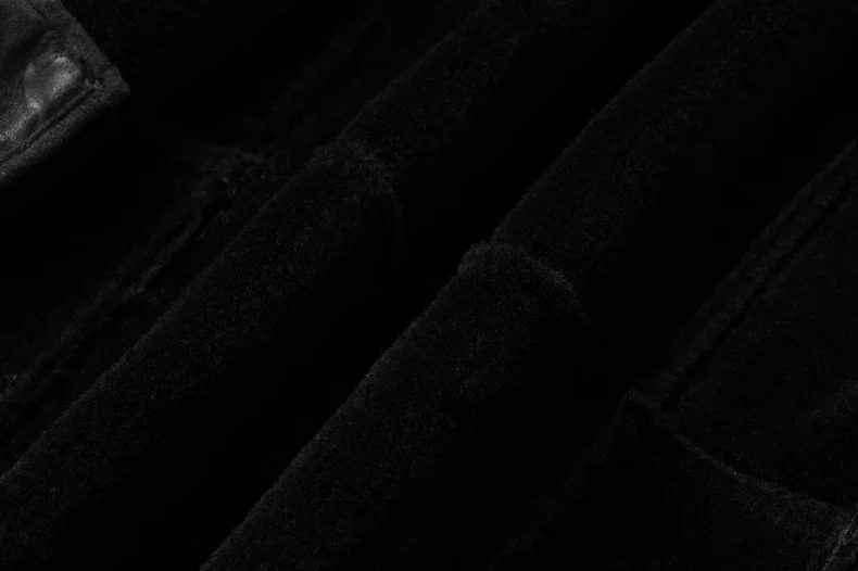 Мужские шубы настоящие жакеты из овечьей кожи зимние теплые шерстяные пальто Новая меховая верхняя одежда 17025