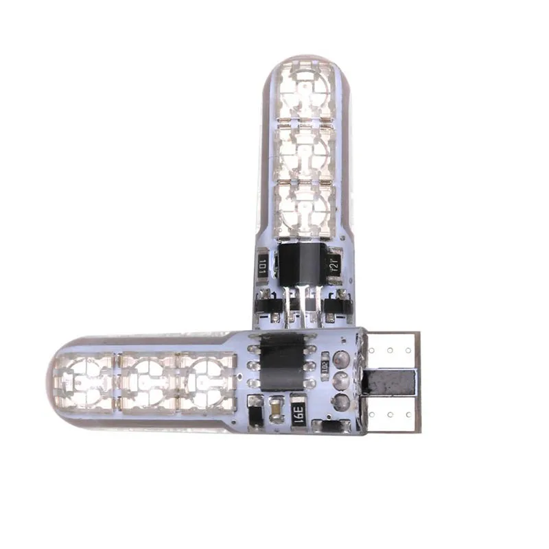 2 шт./компл. светодиодный светильник для автомобиля T10 RGB костюм с пультом