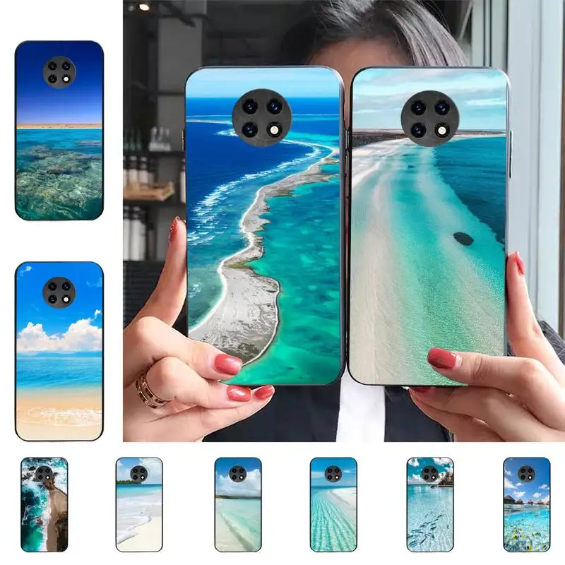 

Sea blue Sky beach Phone Case For Redmi 9 5 S2 K30pro Silicone Fundas for Redmi 8 7 7A note 5 5A Capa