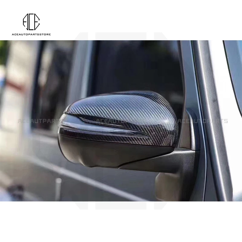 

Замена для зеркала Mercedes Benz W464 G класса, чехол для зеркала заднего вида из сухого углеродного волокна подходит для Benz W464 G500 G550 G63 AMG 19-20
