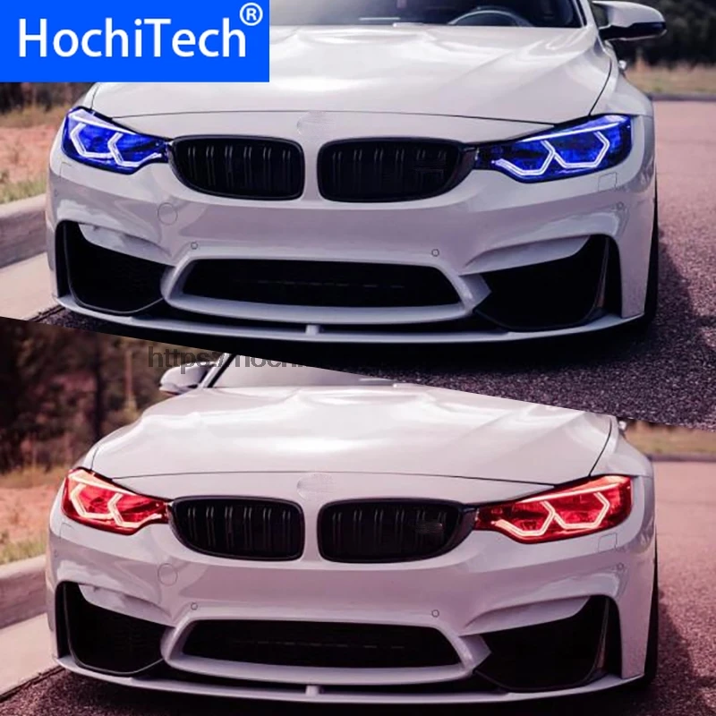 HochiTech WIFI RGB многоцветная концепция M4 Знаковый стиль светодиодный ангельский глаз