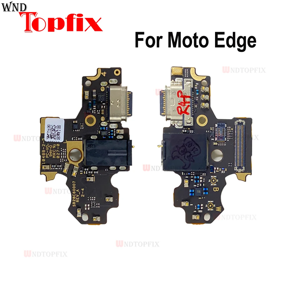 

Новинка для Motorola Moto Edge USB зарядный порт док-разъем Соединительная плата зарядный кабель запасные части