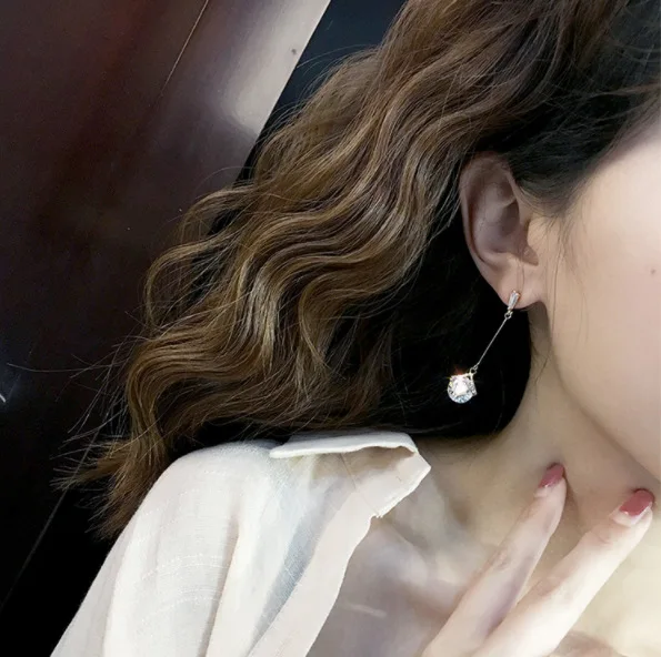 

Pin Earrings Mini Temperament Personalized Creative Earrings Korean Temperament Small And Simple Girl Jewelry