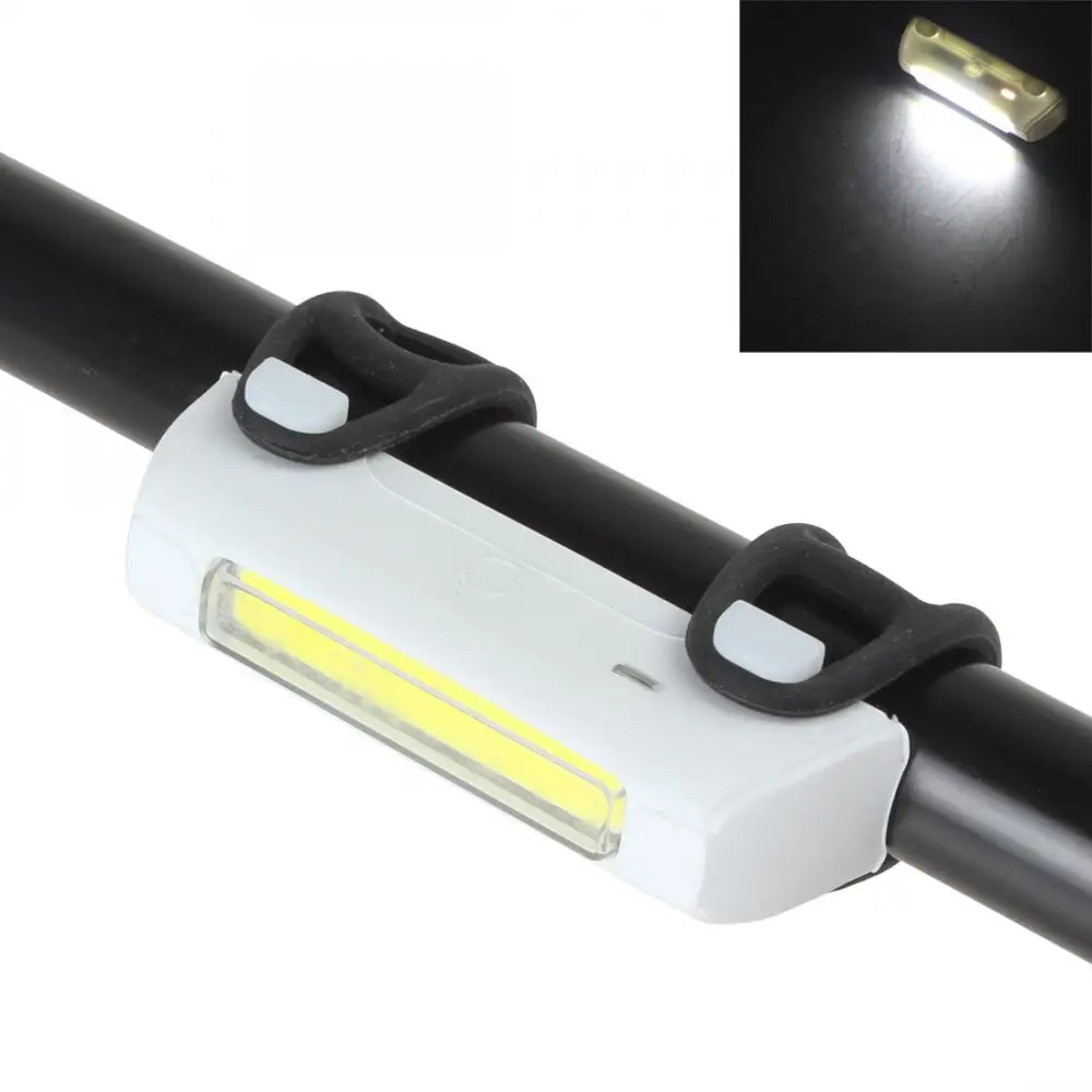 Белый светильник USB Перезаряжаемый задний 4 режима 120 люмен передний/задний