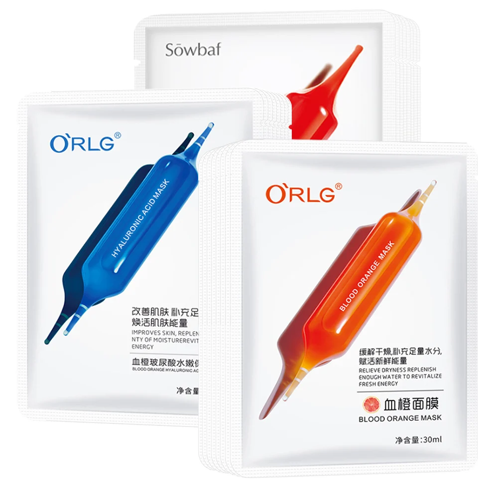 Увлажняющая маска для лица горячего апельсина успокаивающие Фруктовые