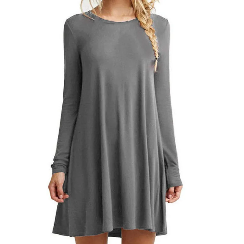 

Women's Homewear Spring and Autumn New Women's Nightdress Long Sleeve Casual Comfort Sleepwear Women Night Gown Sleep Tops