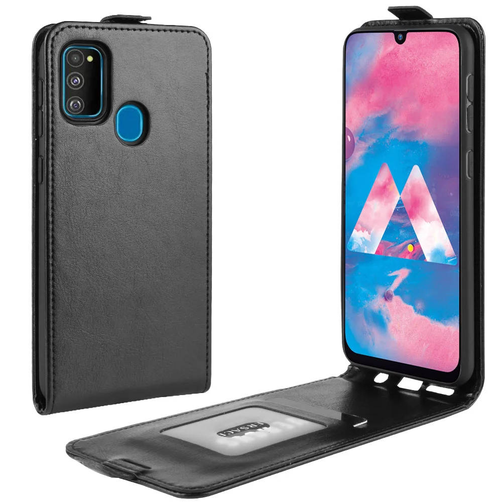 Кожаный чехол с откидной крышкой для Samsung M31 / M30S M30 M20/M10 Вертикальный кожаный