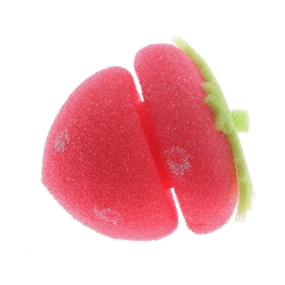 

12Pcs Girls Strawberry Balls Hair curlers Soft Sponge Rollers Curlers Hair Care DIY Hair Tool Hair Care Accessories For Women