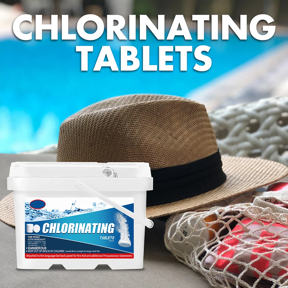 

1000pcs Pool Chemicals Chlorinating Tablets Storage Box Swimming Pool Cleaning Tool Piscina Desmontable Hot Tub Spa Aquarium