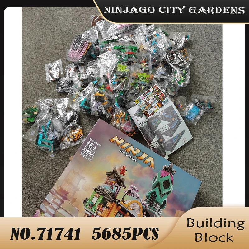 

Creator Compatible 5685PCS 71741 Movie Series City Garden Building Blocks Bricks Educational Toys Kids Birthday Gifts Present