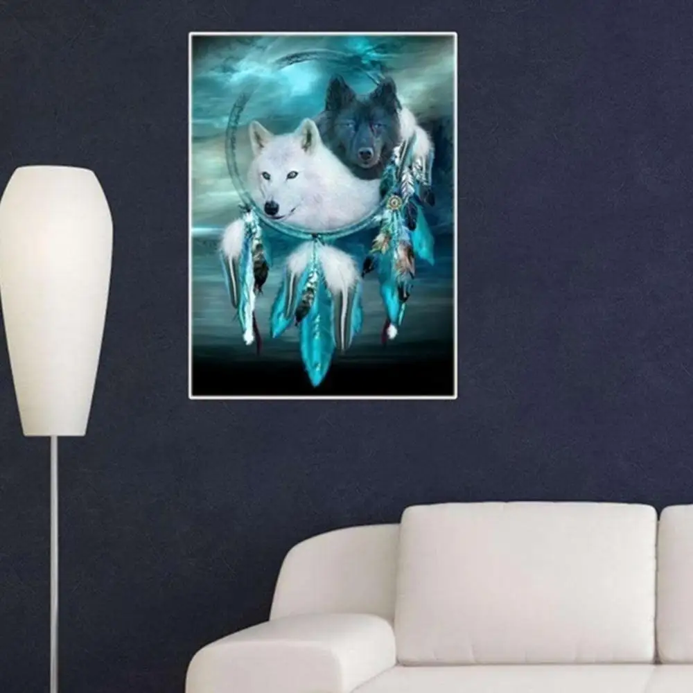 Алмазная мозаика сделай сам 5d с изображением животных | Канцтовары для офиса и