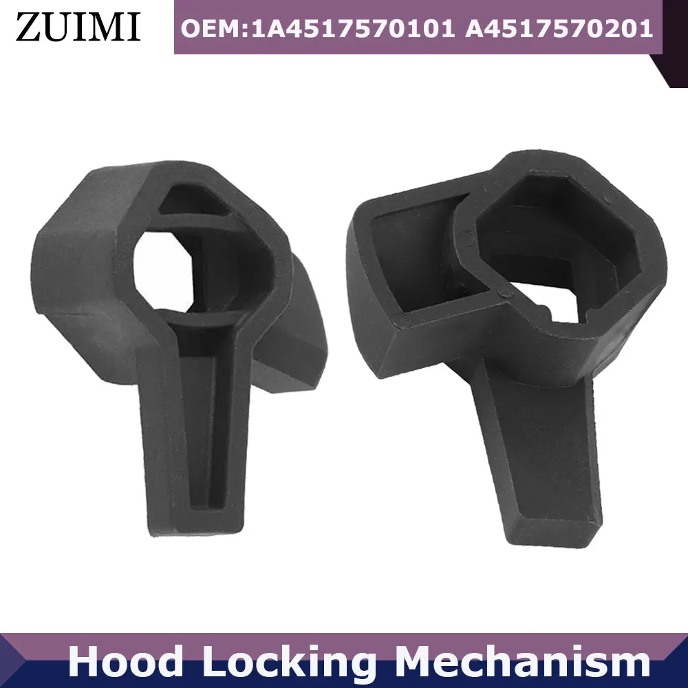 

2 шт. механизм блокировки передней капота автомобиля левая + правая сторона A4517570101 A4517570201 для Smart Fortwo 2007-2014 автомобильные аксессуары