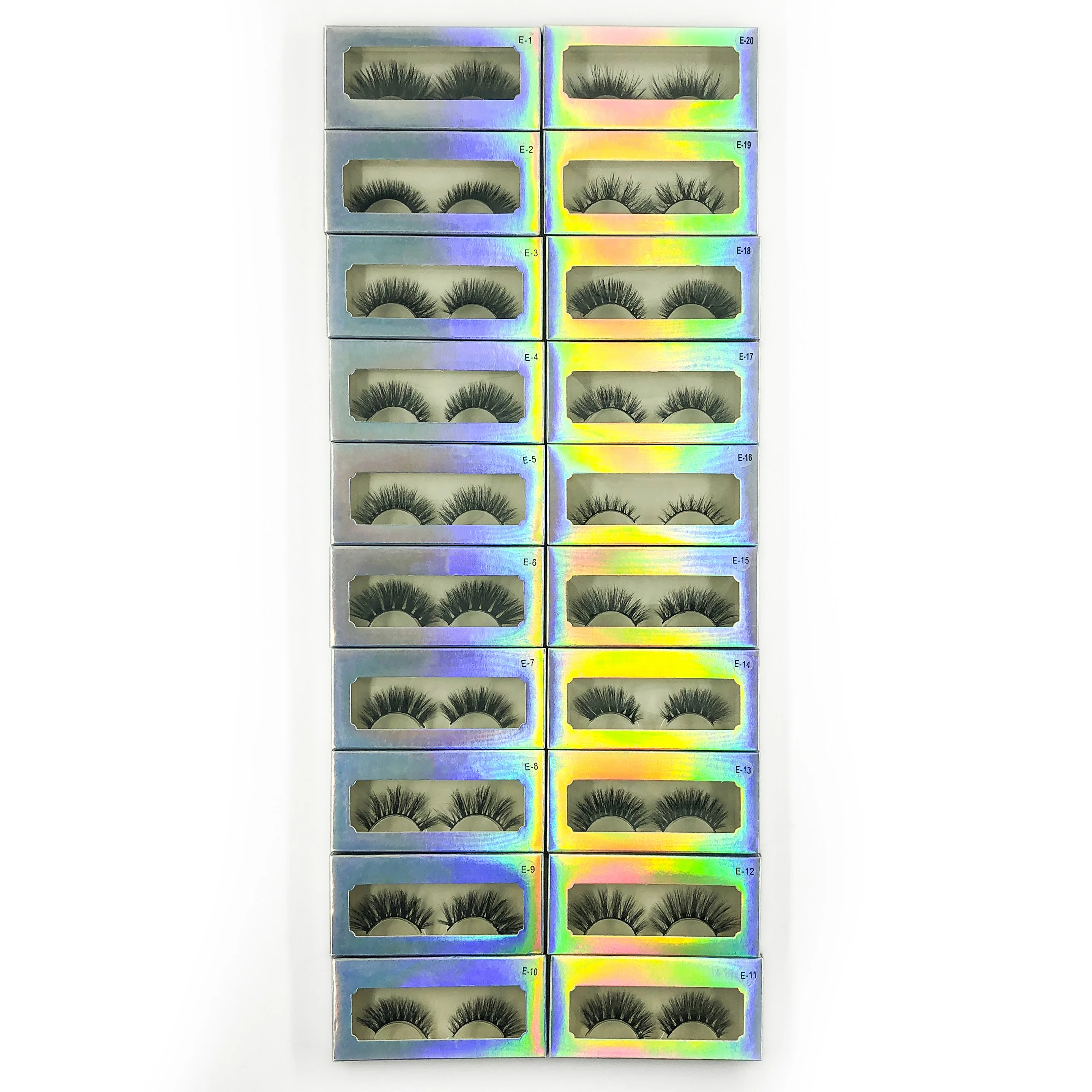 Натуральные плотные норковые ресницы 1 пара ресниц ручной работы|Накладные