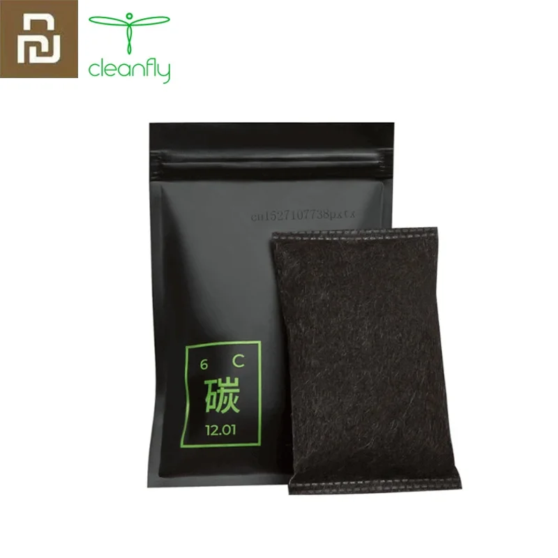 Youpin QingTing Aldehyde активированный марганцевый уголь посылка для автомобиля и дома