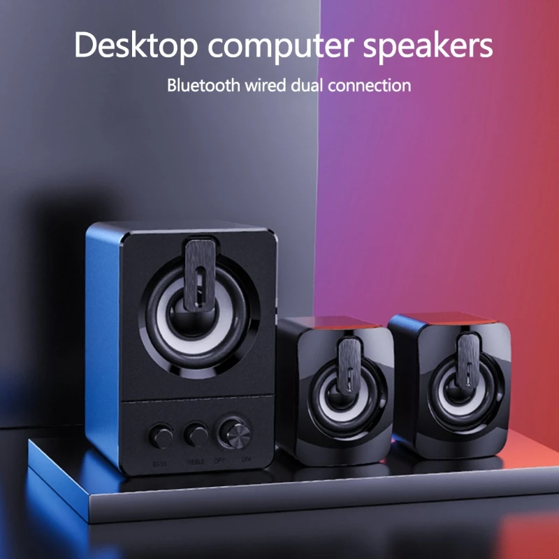 

Система домашнего кинотеатра, динамик для ПК, бас, сабвуфер, Bluetooth, компьютерная колонка, музыкальная шкатулка, настольный ноутбук, 3,5 мм, AUX