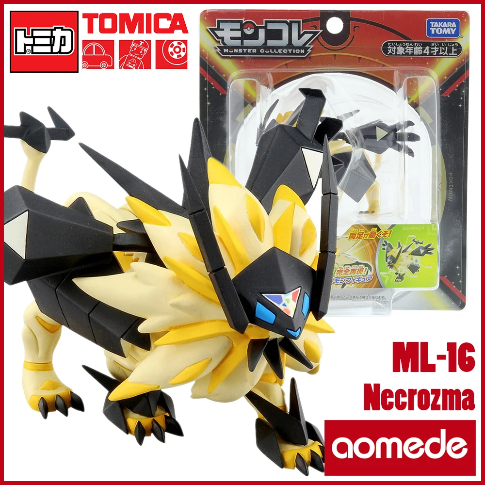 

Takara Tomy Tomica Moncolle Ex Pokemon Figures ML-16 Necrozma Resin Anime Figure Toys For Children Collectibles