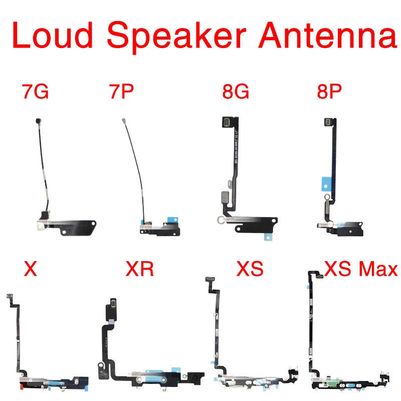 1 шт. гибкий кабель для громкоговорителя iPhone 7 8 Plus X XR XS Max|Шлейфы мобильных