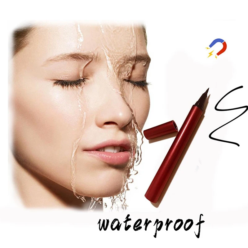 

Non-smudge eyeliner 10/20/50 self-adhesive eyeliner magic glue-free non-magnetic false eyelashes waterproof