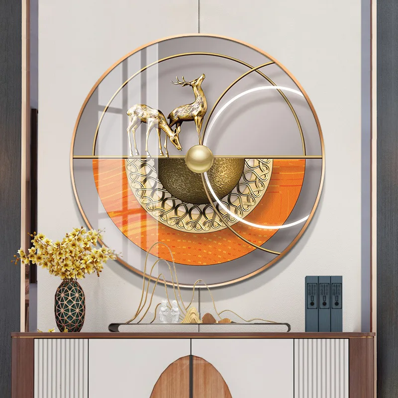 

Abstract Nordic Deer Decor Wall Poster Gold Elk Canvas Interior Paintings On The Wall Art Pictures Living room home decoration
