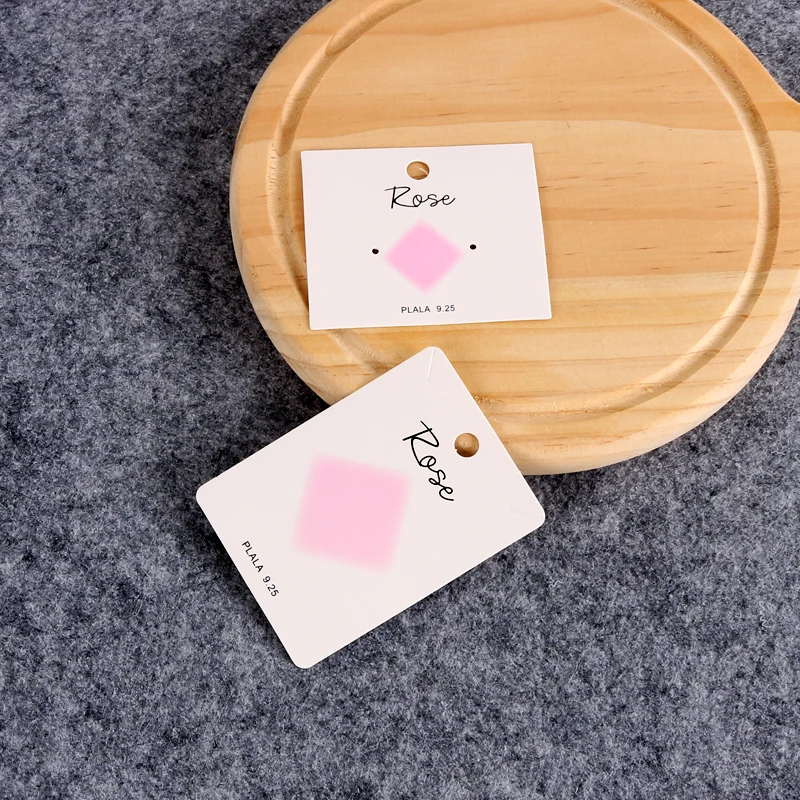 100 шт ювелирных изделий серьги Упаковка карты ожерелье дисплей бумажные 6x5 см 5x7