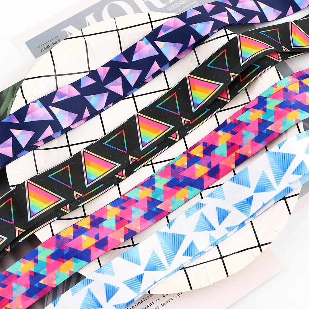 CB581 Triangle Hot Keychain Straps Rope Cell Phone Charm Neck Strap Lanyard for ID Card keycord DIY Lanyard Hanging Rope