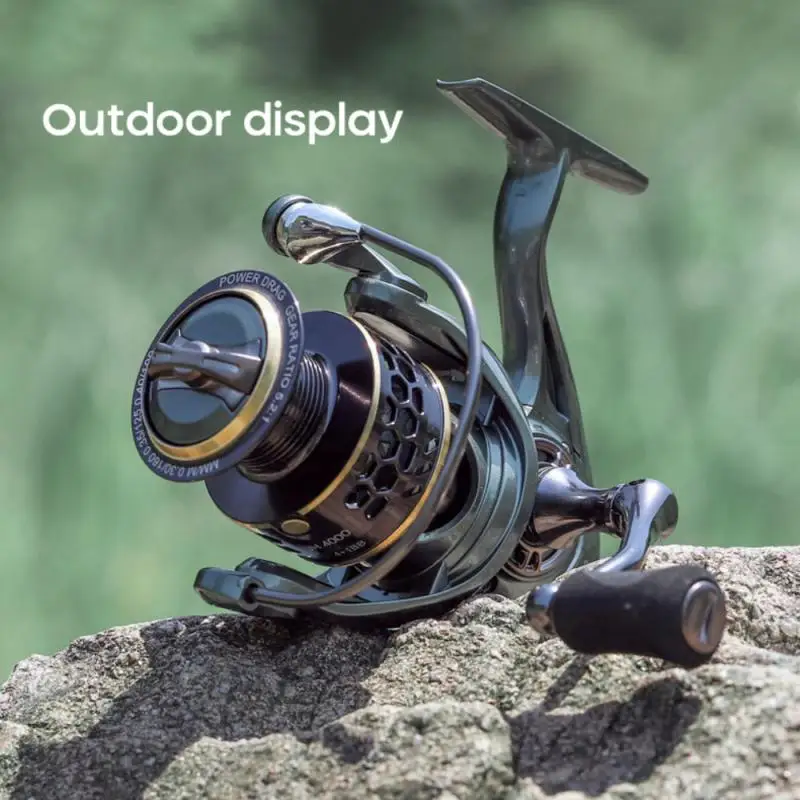 

Высококачественная Рыболовная катушка JH3000 4000, двойная металлическая ручка, без зазора, для соленой воды, для ловли карпа, спиннинговая кату...