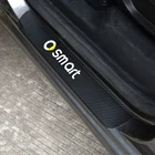 Автомобильная Накладка на порог для Smart Fortwo Forfour formy, наклейки на пороги, углеродное волокно, автомобильная Защита от царапин, аксессуары для тюнинга автомобиля