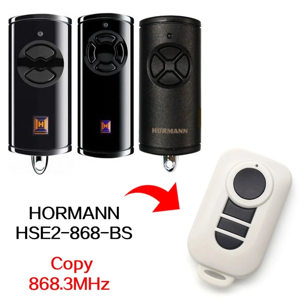 

Пульт дистанционного управления HORMANN HS HSS HSE HSD HSP 1 2 4 5 868 BS, пульт дистанционного управления HORMANN HSE2 HSE4 HS1 HS4 HS5 HSS4 HSP4 HSD2 для гаража, 868 МГц